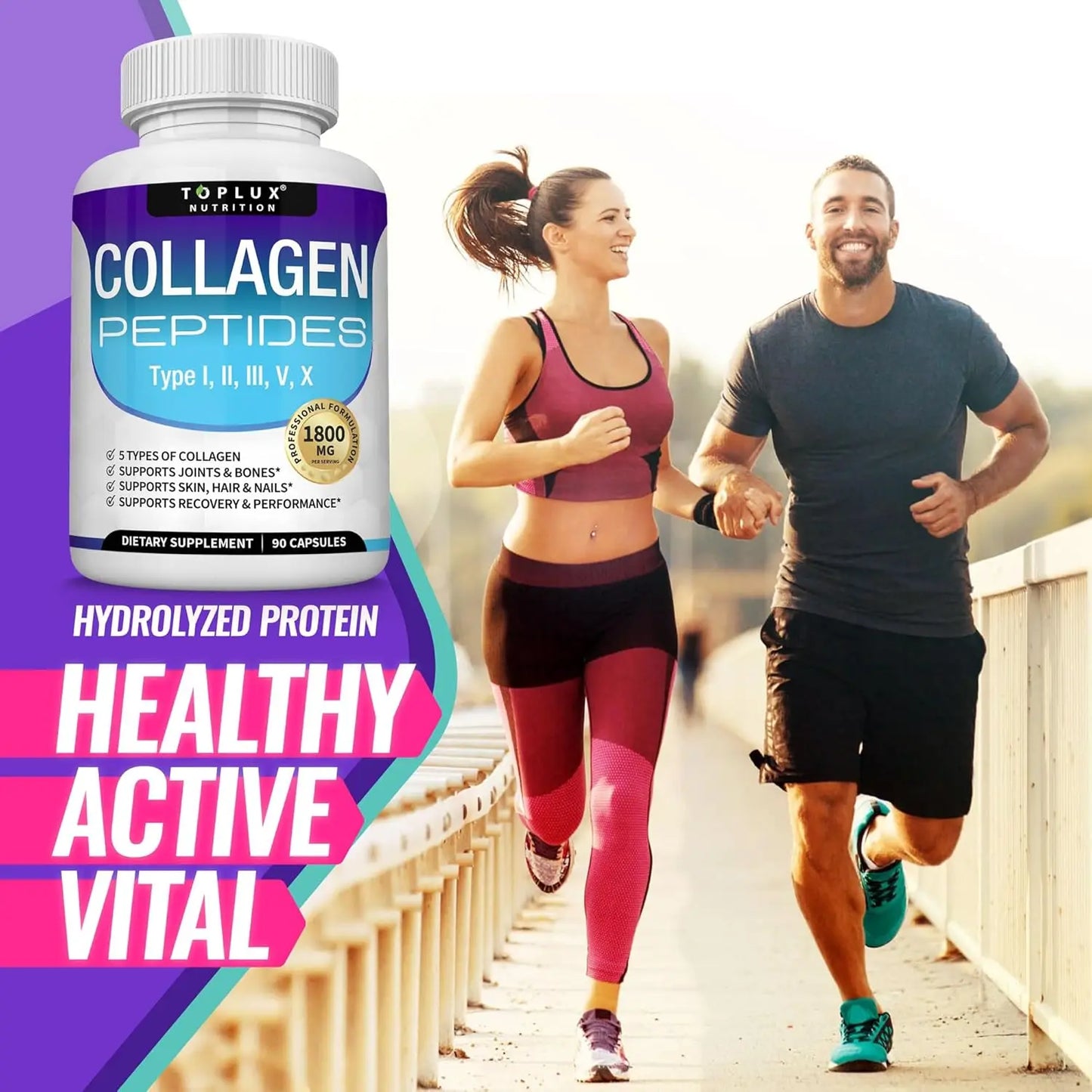 Collagen Peptides 1500mg – 90 Capsules